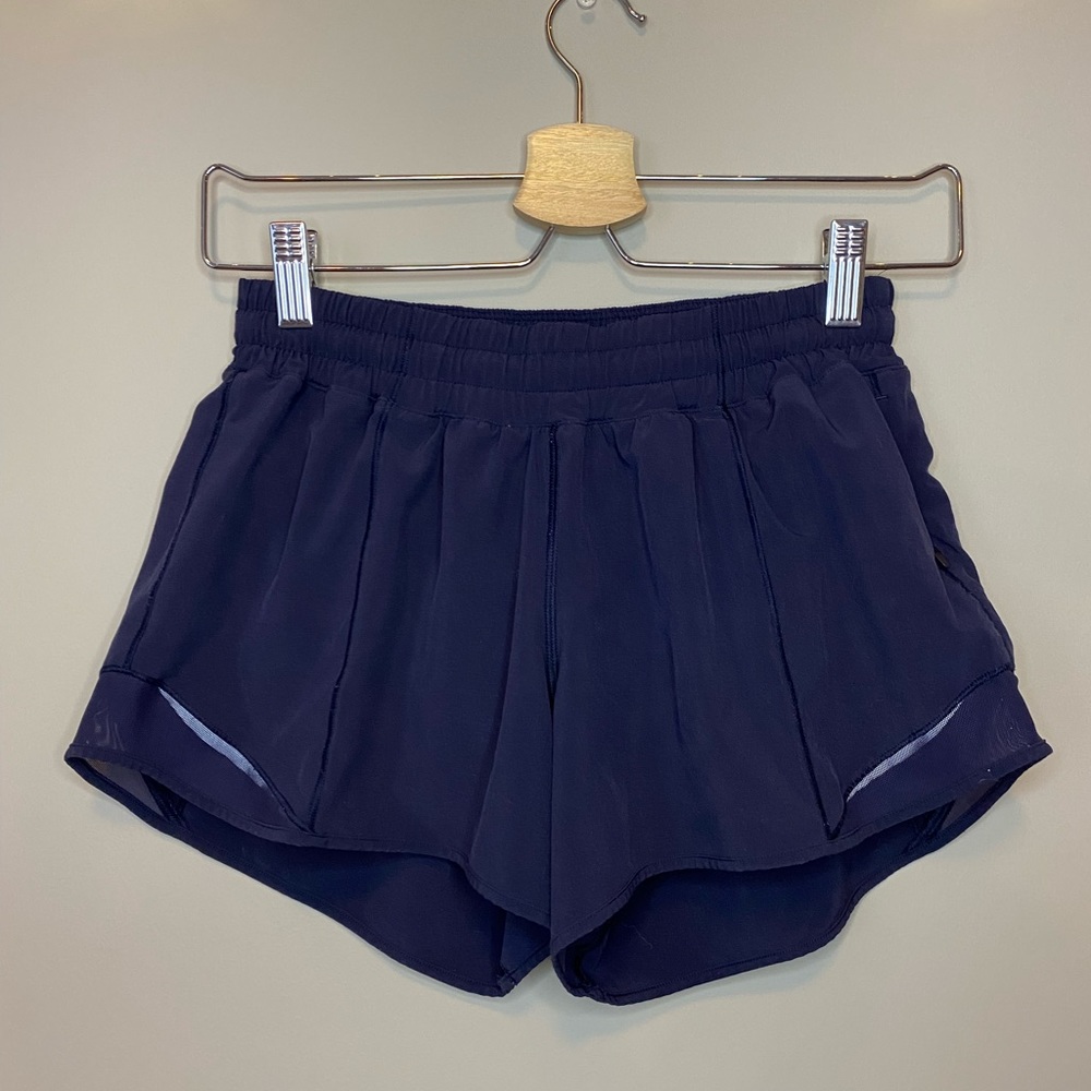 Lululemon navy blue size 6 running shorts